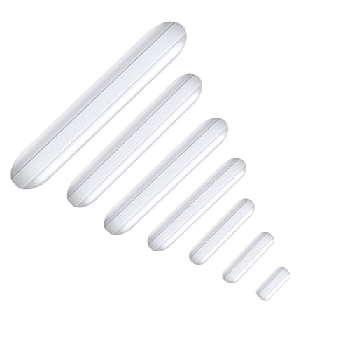 7pcs Magnetic Stir Bar Set, PTFE Magnetic Stirrer Mixer Stir Bar, White Color, Stir Rod Magnetic, Laboratory Bar, Stir Plate Bar, Stir Plate Magne...