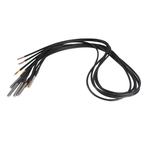 Waterproof DS18B20 Temperature Sensor, Digital Temperature Thermal Cable Temperature Range (-55?~ +125?) Digital Temperature Probe Sensor - 1 Mete...