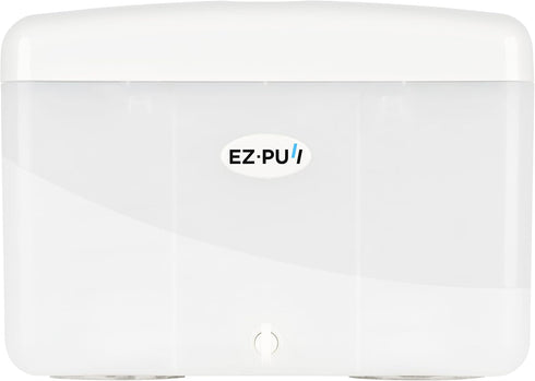 EZbrnd Countertop SLIMFOLD Hand Towel Dispenser for Kitchen/Bathroom/Office/RV/Airbnb, Guest Towel Holder, White...