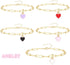 XAM Love Metal Bracelet Anklet Simple Metal Chain Stainless Steel Bracelet Anklet Heart Jewelry for Women Birthday Gifts Jewelry Gifts Mother's Da...