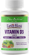 Paradise Herbs Earth's Blend Vitamin D3, Superfoods Base of Probiotics and Organic Alkalizing Greens, Veggies & Berries, 90 Vegetarian Capsules...
