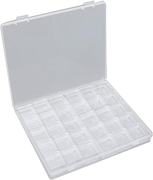 Nail Art Storage Box Organizer Container Box Clear Adjustable Storage Box for Jewelry Beads Earring Container Tool Fishing Hook Small Accessories...