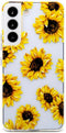 Phone Case Compatible with Galaxy S22 Case,Clear Sunflower Pattern Cute Floral Case Soft TPU Back Cover for Samsung Galaxy S22 6.1 Inch...