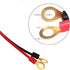 KUNCAN Alligator Clips Battery Terminals - Battery Alligator Clips to O Ring Terminal Harness Wire 2 Pin Lug Cable 16AWG, Eyelet Terminal Harness ...