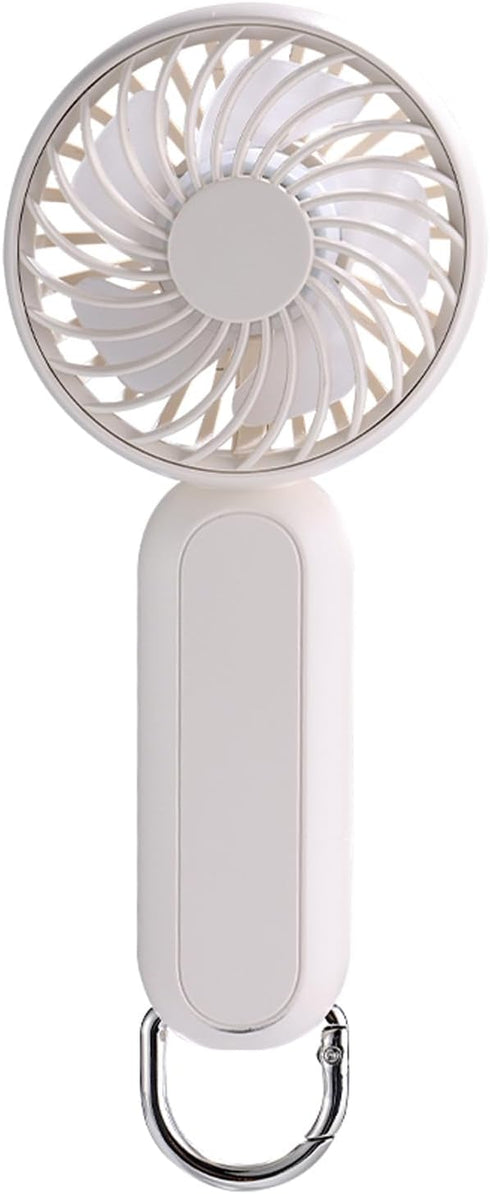 Portable Handheld Fan,Mini Handheld Fan with 3Speeds,USB Rechargeable Personal Small Fan for Girl Women Travel Indoor Outdoor Travelling Makeup Ey...