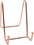 Plate Stands for Display 2PCS 4.5 Inch /11.4cm Rose Gold Display Stands for Plate, Metal Frame Holder Stand for Picture Decorative Plate Book Phot...