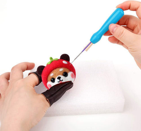 BAGERLA Needle Felting Beginner Kits Felt Animals Wool Felting Kits Complete Needle Felting Tools and Supplies for DIY Felting Starters and Kids...