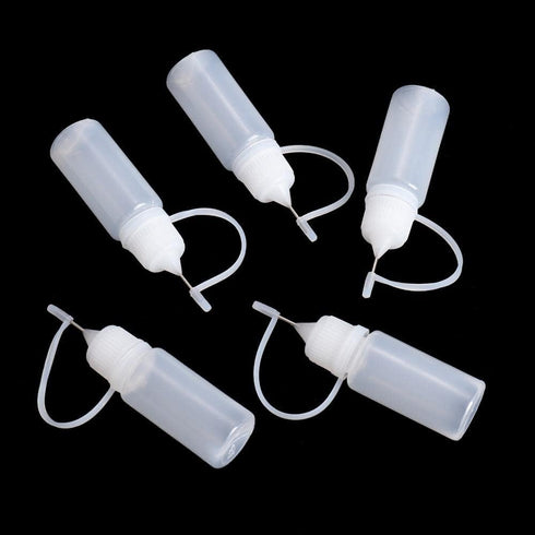 20PCS Precision Needle Point Glue Bottle Applicator, Empty Glue Squeeze Bottle Dispenser, Squeeze Bottle for Paper Quilting DIY Craft (10ml)...