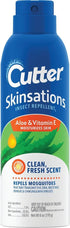 Cutter Skinsations Insect Repellent, Repels Mosquitos, Ticks, Gnats, Fleas, 7% DEET, 6 fl Ounce (Aerosol Spray)...