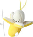 Yellow Peeling Banana Keychain, Banana Plush, Banana Man Plush, Cartoon Birthday Gift PP Cotton Peeling Banana Shape Plush Doll Pendant for Decora...