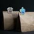WIRESTER Acrylic Chip Bag Clip, Paper Clamp, Binder Clip for Food, Snack, Paper, Photo, Multipurpose Clip for Home Office Kitchen - Blue Sea Turtl...