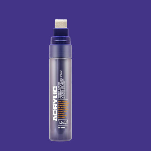 Montana Cans Acrylic Paint Marker, 15mm, Standard Nib, Shock Lilac (045404)...