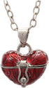 Heart Locket Pendant Necklace, Trendy Heart Shaped Box Pendant Necklace for Women Men Valentines Day Gift Jewelry Gift...