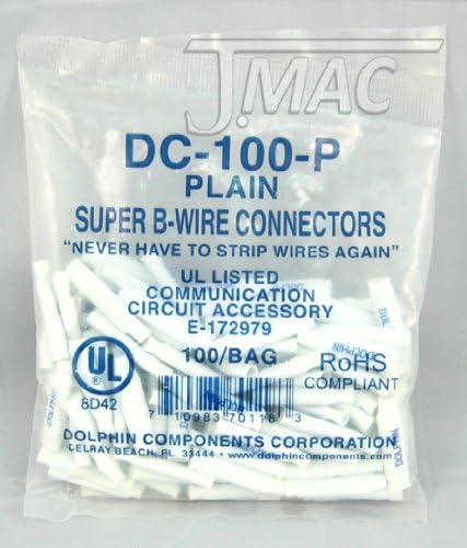 Displacement Connnector, 26-16 Awg, Pk100...