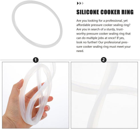 Pressure Cooker Replacement joint cocotte minute seb 8l joint cocotte minute seb 6l Gasket Silicone Gasket Rings for Home Cooker Kitchen Tool (Dia...
