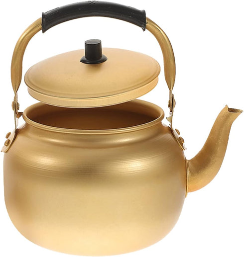 Vintage Aluminum Kettle Hot Water Kettle Coffee Kettle Coffee Tea Pot Water Boiler Pot Aluminum Tea Kettle Boiling Tea Pot Portable Water Boiler M...