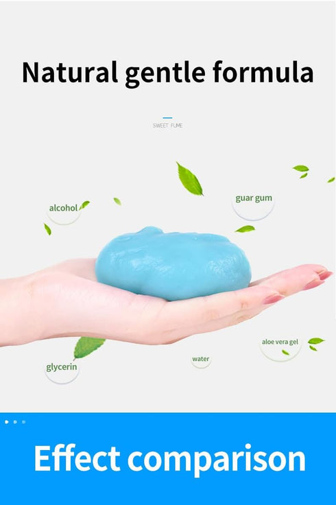 Multifunction Cleaning Gel, Universal Dust Cleaner, Car Cleaning Gel, Car Dust Dirt Cleaning Gel, Car Vent Outlet Mud Remover, Car Interior Cleani...