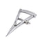 XIAN 3.5 Inch Adjustable Marking Gauge Mini Edge Press - Pitch Gauge DIY Leather Craft Tool, Precision Spring Dividers Calipers Compass Measuring ...