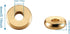 Cheriswelry 200pcs 6x1.2mm Flat Round Metal Heishi Beads Spacer Golden Brass Flat Rondelle Disc Coin Loose Beads Spacers for Surfer Bohemian Jewel...