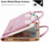 Cute Case for iPad 6th / 5th Generation 9.7 Inch 2018/2017 - iPad Air 2 / 1st - iPad Pro 9.7 2016, Smart Slim Handbag Leather Cover with Stand Poc...