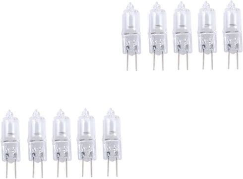 OSALADI 10 Pcs Bulb 10w Landscape Small Light Bulb G4 Led Chandeliers 12 Volt Lights Under Cabinet Light Bulb Type t Bulb Halogen Bulbs T-3 Led Bu...