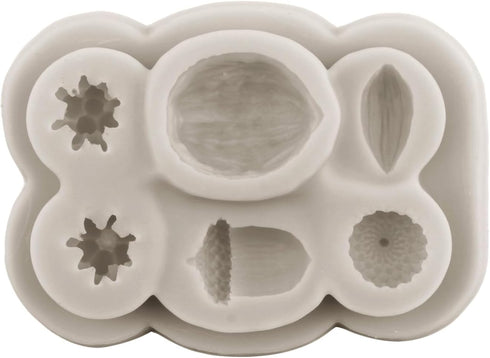 Blueberry Raspberry Strawberry Fondant Molds Nuts Berries Silicone Mold Spices Star Anise Cinnamon Lemon Mold For Cake Decorating Cupcake Topper C...