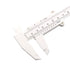 uxcell Vernier Caliper 150mm 6 Inch Metric Mini Double Scale Plastic Ruler Measuring Tool for Inside Outside Depth White 2pcs...