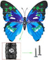 Giant Butterfly Garden Stakes Decorations Outdoor 3D Butterflies Lawn Decorative Yard Decor Patio Accessories Ornaments PVC Gardening Art Christma...