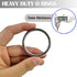 Ewparts Metal Rings 2 inch Macrame Metal Rings for Crafts for Macrame Plant Hangers Dog Collars 10 Pack 5mm Thick Welded Heavy Duty O Ring 2 in Bu...