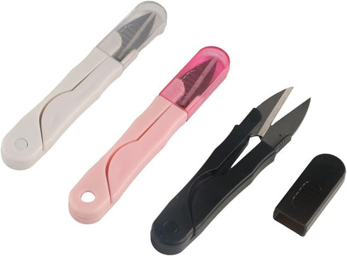 Sewing Scissors, U Shape Embroidery Scissors Portable Cross- Stitch Craft Thread Cutter Needlework Scissors for DIY Stitch Embroidery Handicrafts...