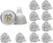 MR16 LED Bulbs MR16 3W LED Cool White Light Bulbs GU5.3 MR16 LED Bulbs 12V 3 Watt LED Spotlight Bulbs for Landscape Recessed Track Lighting,20W Ha...