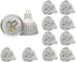 MR16 LED Bulbs MR16 3W LED Cool White Light Bulbs GU5.3 MR16 LED Bulbs 12V 3 Watt LED Spotlight Bulbs for Landscape Recessed Track Lighting,20W Ha...
