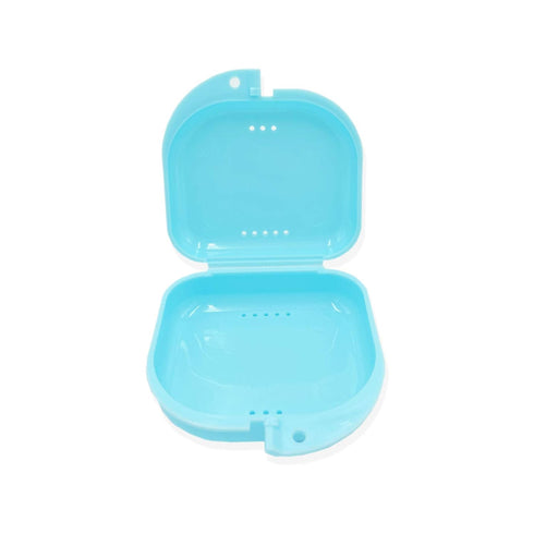 Orthodontic Retainer Case with Vent Holes - Light Blue...