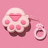 Compatible with Cat Paw AirPods Case 1/2, Women Protective Silicone Skin for AirPod Case Cat Paw, Funny Kawaii Cute Fashion Cartoon 3D Cover for A...