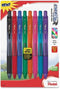 Gel Pens, Retractable.7mm, 8/PK, Assorted Barrel/Ink, Sold as 1 Package...
