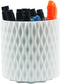 5 Slots 360 Degree Rotating Plastic Desktop Pen Pencil Holder,Makeup Brushes Storage Cup,Office Stationery Organizer...