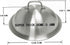 Griddle Accessories - Heavy Duty 12 Inch Round Basting Cover - Stainless Steel - Cheese Melting Dome and Steaming Cover - Best for Use in Flat Top...