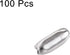 uxcell Ball Chain Connector, 2mm Ball Chains Clasp Crimp Clips Link Stainless Steel Connection, Pack of 100...