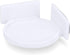 BRAINWAVZ Mini Circular Corner Shelf Mount for Security Cameras, Baby Monitors, Speakers, Plants & More, Universal Holder, Strong Adheasive, No Me...