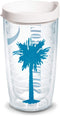 Tervis South Carolina Made in USA Double Walled Insulated Tumbler Travel Cup Keeps Drinks Cold & Hot, 16oz, Colossal...