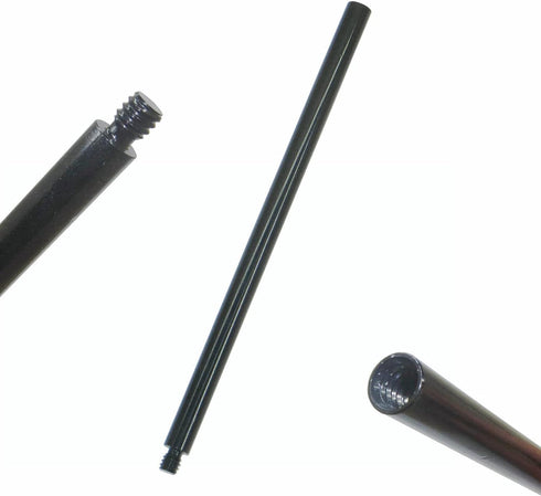 Metal Tripod Extender Tube Extension Rod/Tripod Pole - with 1/4inch-20 Female Threaded and 1/4inch-20 Male Threaded for Tripod Stabilizer for DSLR...