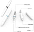 2-Pack AirPod Cleaner Kit-4-in-1 Multi-Function Cleaning Set with Flocking Sponge, Soft Brush, and Metal Pen Tip for AirPods, Phones, Keyboards, C...