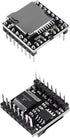 3PCS Mini MP3 Player Audio Module with 5PCS Metal Shell Round Internal Magnet Speaker 2W 8Ohm MP3 Voice Decode Board TF Card U Disk IO/Serial Port...