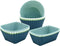 12 Pack Reusable Silicone Cupcake Baking Cups, 3 Shapes of Standard Round & Square & Rectangle,Muffin Liners,Non-Toxic, BPA Free, Dishwasher Safe...
