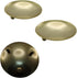 2Pcs Iron Plate Candle Holder Set - 4.33 Inch Decorative Pedestal Candle Stands for Home, Wedding, and Birthday Parties - Elegant Gold Candle Hold...