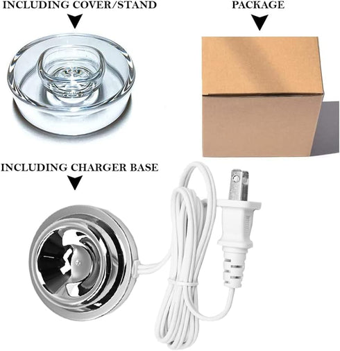 Toothbrush Charger for Philips Sonicare CBA1001 Charger Compatible HX9350 HX9500 HX9911 HX9924 HX992B HX992W HX993W HX9944 HX9957/51HX9964 HX9974 ...