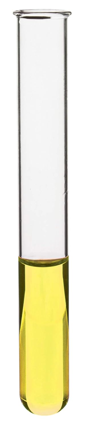 EISCO 5mL Test Tubes - Pack of 48 - Borosilicate 3.3 Glass - 1mm Thick Walls, Beaded Rim - Superior Heat & Chemical Durability - 3" Tall, 0.5" Dia...
