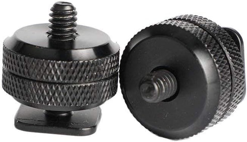 SLOW DOLPHIN 1/4 Inch Hot Shoe Mount Adapter Tripod Screw for DSLR Camera Rig(2 Packs)...