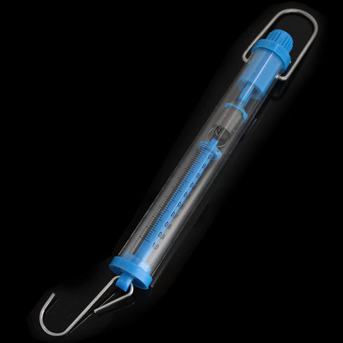 Spring Scale TAODAN 5PCS 5 Sizes Scientific Plastic Transparent Tubular Spring Balance, Hanging Tube Spring Scale, 1N, 5N, 10N, 20N, 30N...