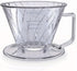Hario Pegasus Flat Bottom Dripper, Size 02, Clear...